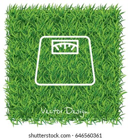 Web line icon. Scales.