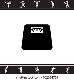 Web line icon. Scales.