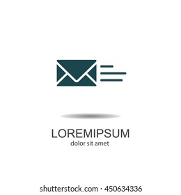 Web line icon. Sending a message