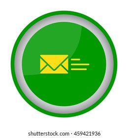 Web line icon. Sending a message