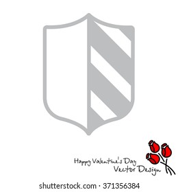 Web line icon. Shield.