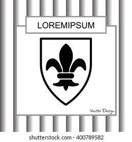 Web line icon. Shield.