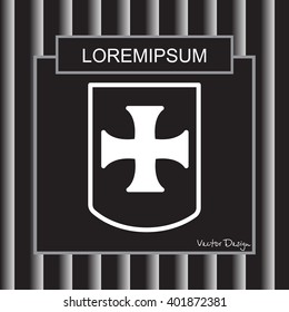 Web line icon. Shield.