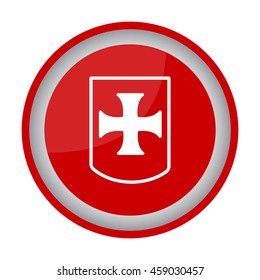 Web line icon. Shield.