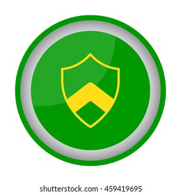 Web line icon. Shield.