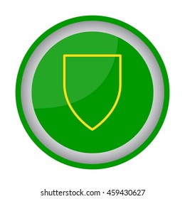Web line icon. Shield.