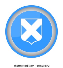 Web line icon. Shield.