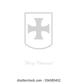 Web line icon. Shield.