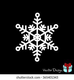 Web line icon. Snowflake