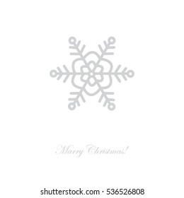 Web line icon. Snowflake