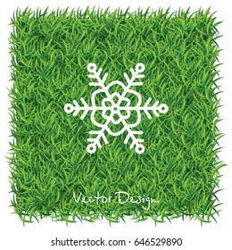 Web line icon. Snowflake