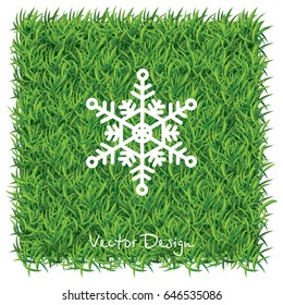 Web line icon. Snowflake