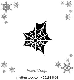 Web line icon. Spiderweb, web icon 