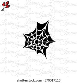 Web line icon. Spiderweb, web icon 