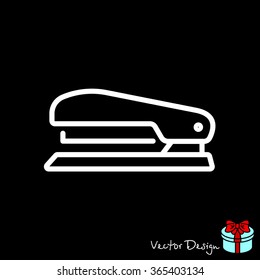 Web line icon. Stapler