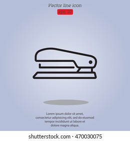 Web line icon. Stapler