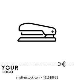 Web line icon. Stapler