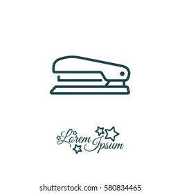Web line icon. Stapler