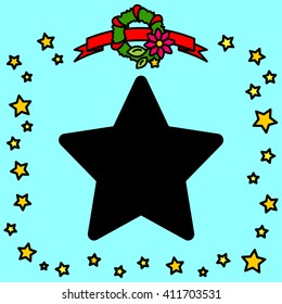 Web line icon. Star (Favorit)