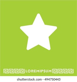 Web line icon. Star (Favorit)