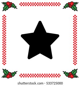 Web line icon. Star (Favorit)