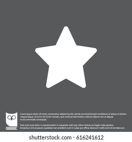 Web line icon. Star (Favorit)