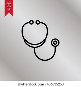Web line icon. Stethoscope