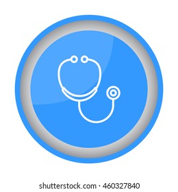 Web line icon. Stethoscope