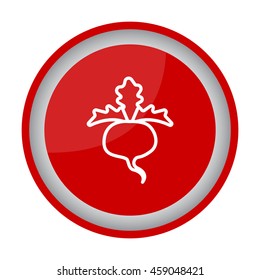 Web line icon. Sugar beet
