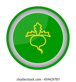 Web line icon. Sugar beet