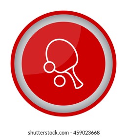 Web line icon. Table tennis