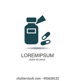 Web line icon. Tablets , Vitamins, Pills