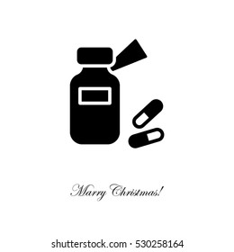 Web line icon. Tablets , Vitamins, Pills