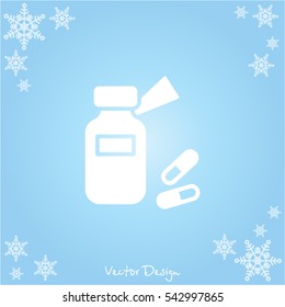 Web line icon. Tablets , Vitamins, Pills