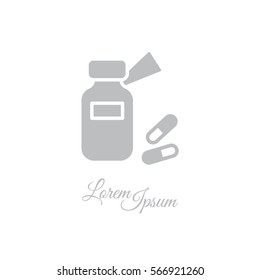 Web line icon. Tablets , Vitamins, Pills