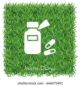 Web line icon. Tablets , Vitamins, Pills