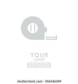 Web line icon. Tape measure