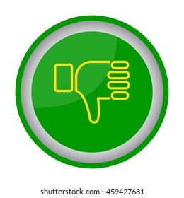 Web line icon. Thumbs Down, dislike