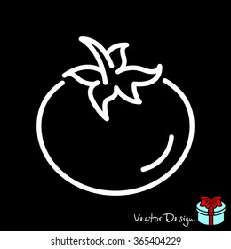 Web line icon. Tomato.
