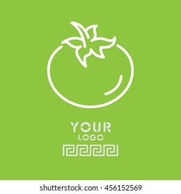 Web line icon. Tomato.