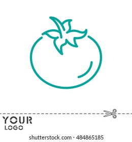 Web line icon. Tomato.