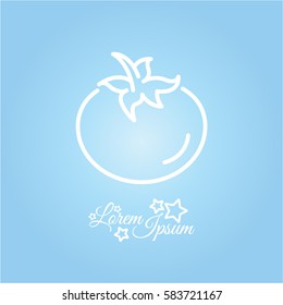 Web line icon. Tomato.