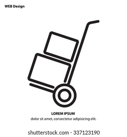 Web line icon -?? Trolley
