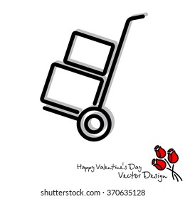 Web line icon. Trolley