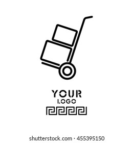 Web line icon. Trolley