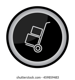 Web line icon. Trolley