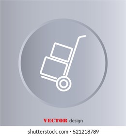 Web line icon. Trolley