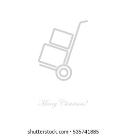 Web line icon. Trolley