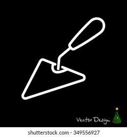 Web line icon. Trowel