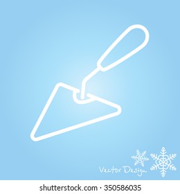 Web line icon. Trowel
